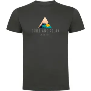 Kruskis Chill And Relax T-shirt Met Korte Mouwen Grijs