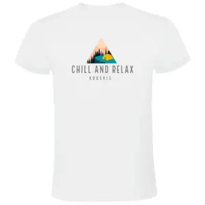 Kruskis Chill And Relax T-shirt Met Korte Mouwen Wit