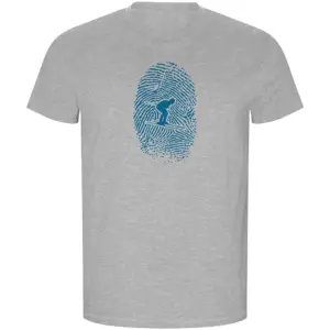 Kruskis Skier Fingerprint Eco T-shirt Met Korte Mouwen Grijs