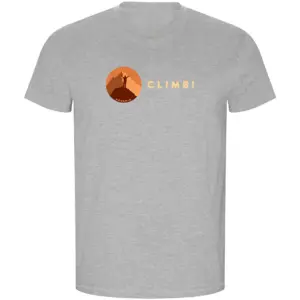 Kruskis Climb! Eco T-shirt Met Korte Mouwen Grijs