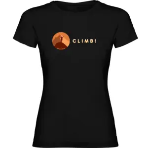 Kruskis Climb! T-shirt Met Korte Mouwen Zwart