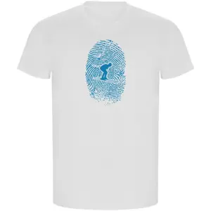 Kruskis Skier Fingerprint Eco T-shirt Met Korte Mouwen Wit