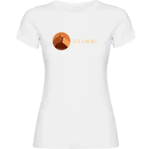Kruskis Climb! T-shirt Met Korte Mouwen Wit