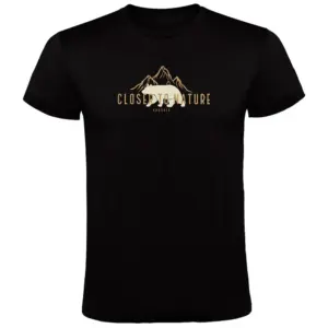 Kruskis Closer To Nature T-shirt Met Korte Mouwen Zwart