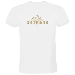 Kruskis Closer To Nature T-shirt Met Korte Mouwen Wit