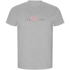 Kruskis Come And Camp Eco T-shirt Met Korte Mouwen Grijs