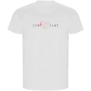 Kruskis Come And Camp Eco T-shirt Met Korte Mouwen Wit