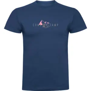 Kruskis Come And Camp T-shirt Met Korte Mouwen Blauw