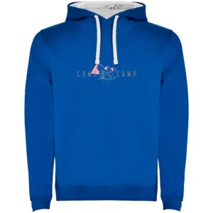 Kruskis Come And Camp Two-colour Hoodie Blauw