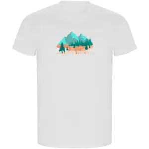 Kruskis Dont Waste Your Time Eco T-shirt Met Korte Mouwen Wit