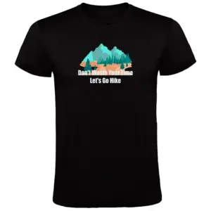 Kruskis Dont Waste Your Time T-shirt Met Korte Mouwen Zwart