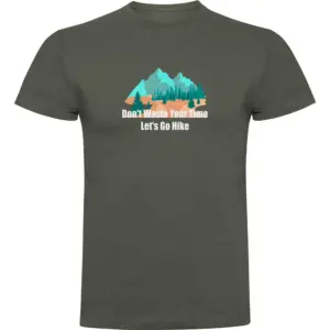 Kruskis Dont Waste Your Time T-shirt Met Korte Mouwen Groen