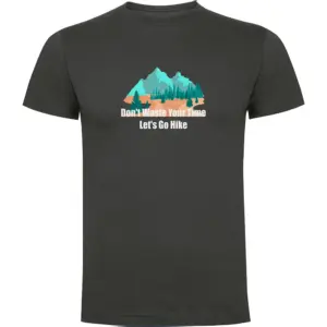 Kruskis Dont Waste Your Time T-shirt Met Korte Mouwen Grijs