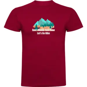 Kruskis Dont Waste Your Time T-shirt Met Korte Mouwen Rood