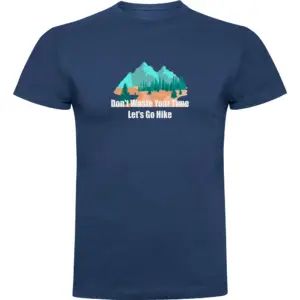 Kruskis Dont Waste Your Time T-shirt Met Korte Mouwen Blauw
