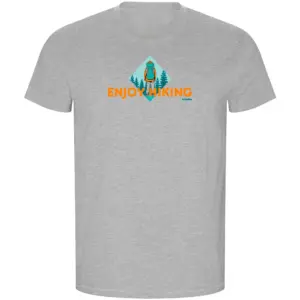 Kruskis Enjoy Hiking Eco T-shirt Met Korte Mouwen Grijs