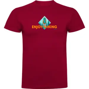 Kruskis Enjoy Hiking T-shirt Met Korte Mouwen Rood