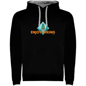 Kruskis Enjoy Hiking Two-colour Hoodie Zwart