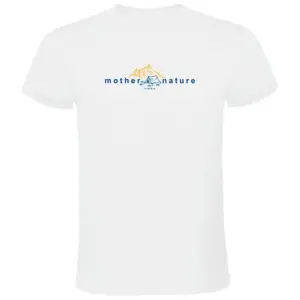 Kruskis Mother Nature T-shirt Met Korte Mouwen Wit