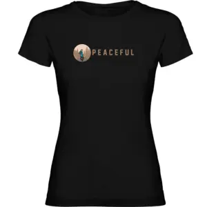 Kruskis Peaceful T-shirt Met Korte Mouwen Zwart