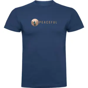 Kruskis Peaceful T-shirt Met Korte Mouwen Blauw