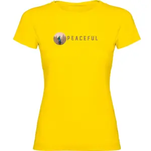 Kruskis Peaceful T-shirt Met Korte Mouwen Geel