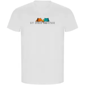 Kruskis Sit Under The Stars Eco T-shirt Met Korte Mouwen Wit