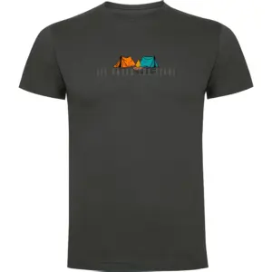 Kruskis Sit Under The Stars T-shirt Met Korte Mouwen Grijs