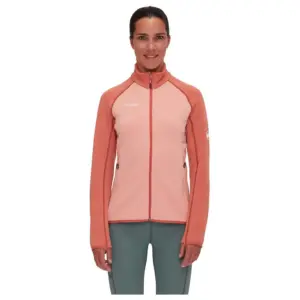Mammut Aconcagua Fleece Met Volledige Rits Quartz Dust / Brick