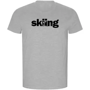 Kruskis Word Skiing Eco T-shirt Met Korte Mouwen Grijs