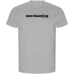 Kruskis Word Snowboarding Eco T-shirt Met Korte Mouwen Grijs