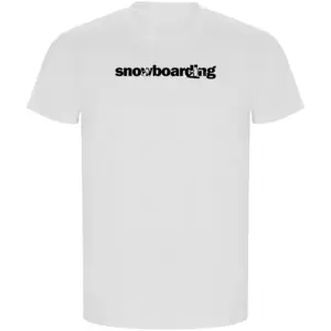 Kruskis Word Snowboarding Eco T-shirt Met Korte Mouwen Wit