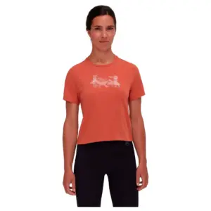 Mammut Massone Cropped Rocks T-shirt Met Korte Mouwen Brick