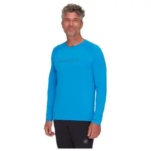 Mammut Selun Fl Sun Logo T-shirt Met Lange Mouwen Blauw