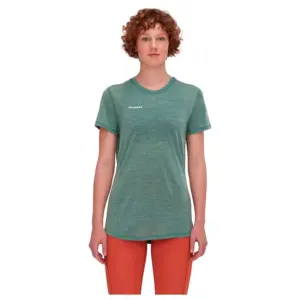 Mammut Tree Wool Fl T-shirt Met Korte Mouwen Dark Jade Melange