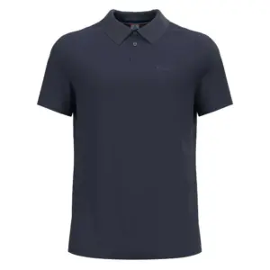 Odlo Essential Solid Korte Mouw Poloshirt Dark Sapphire