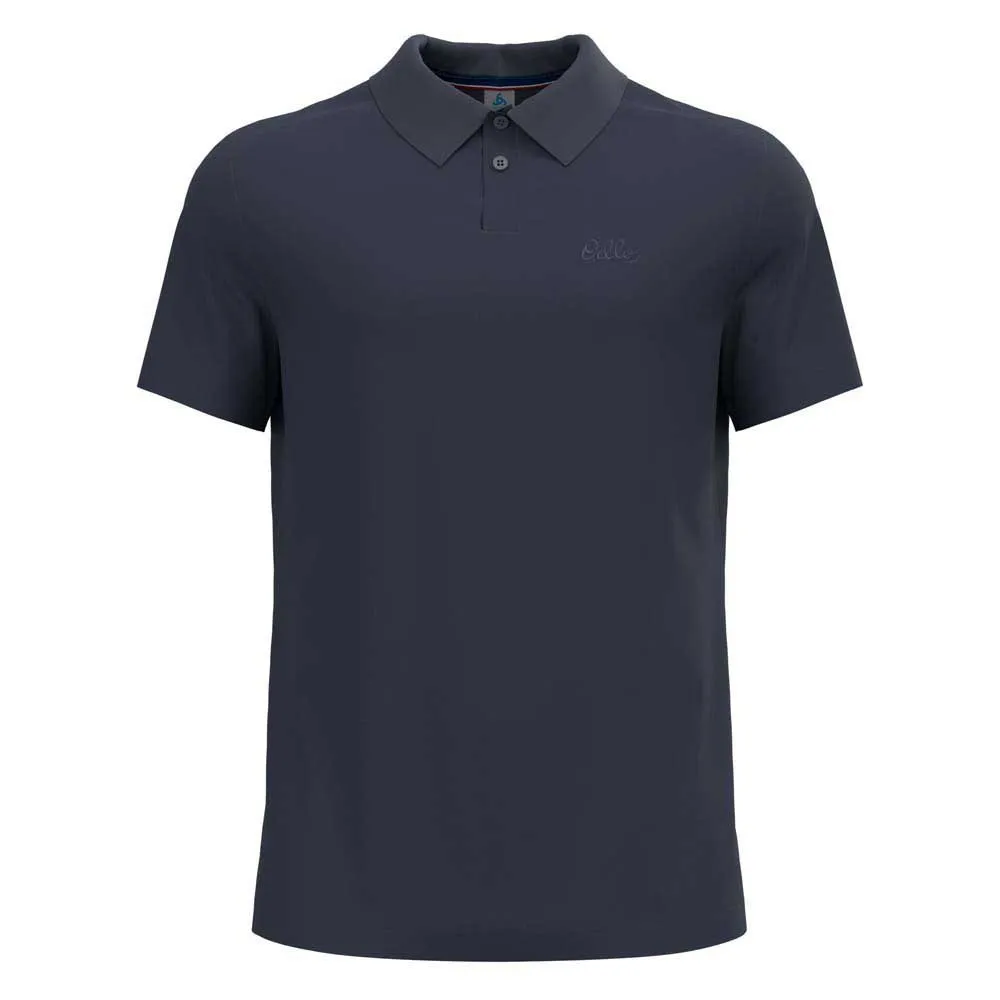 Odlo Essential Solid Korte Mouw Poloshirt Dark Sapphire