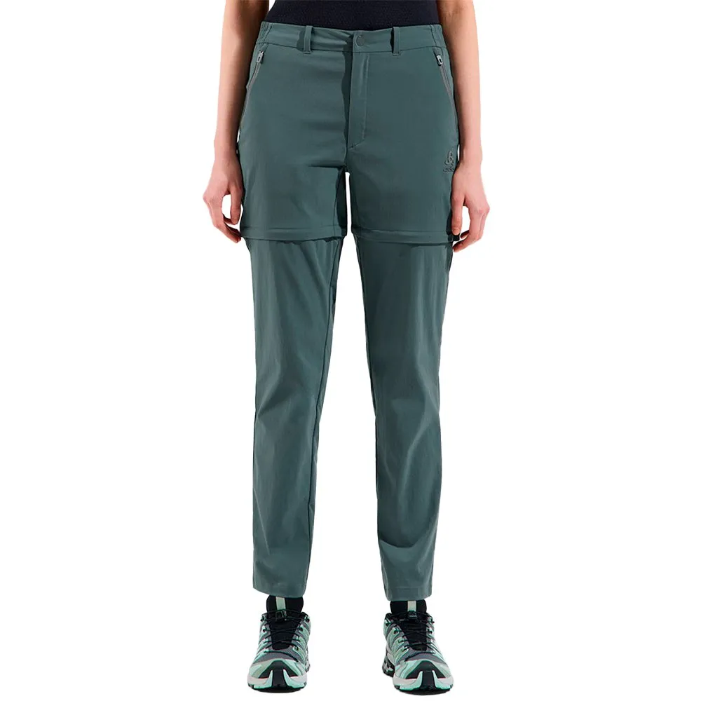 Odlo Zip-off Ascent Light Broek Sedona Sage