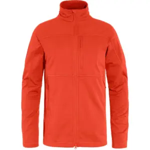 Fjällräven Abisko Lite Fleece Met Volledige Rits Oranje