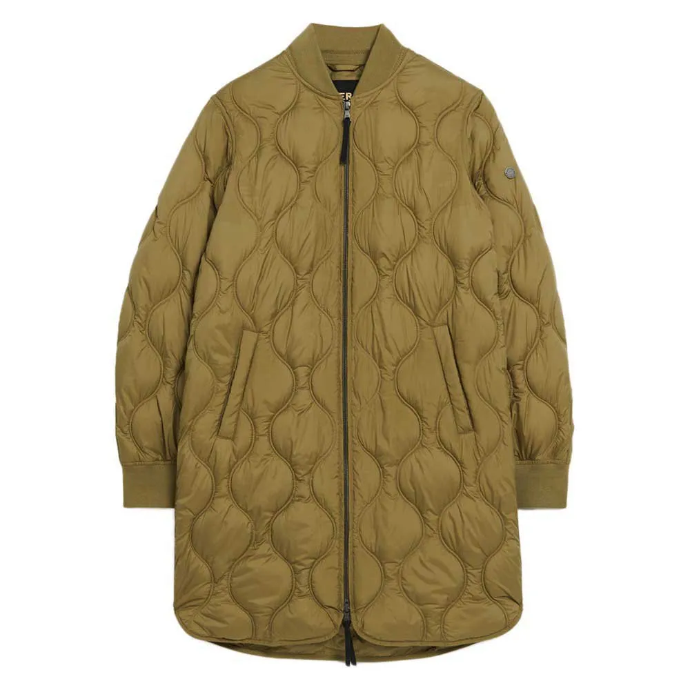Superdry Studios Long Liner Fleece Groen