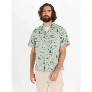 Marmot Muir Camp Novelty Overhemd Met Korte Mouwen Groen