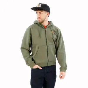 Diamond Faded Sweatshirt Met Rits Tundra