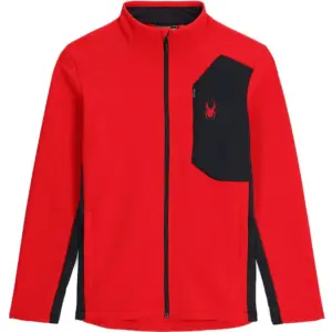 Spyder Bandit Fleece Met Volledige Rits Rood