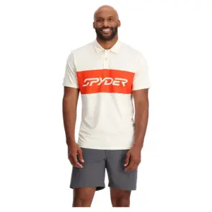 Spyder Olson Korte Mouw Poloshirt Greige
