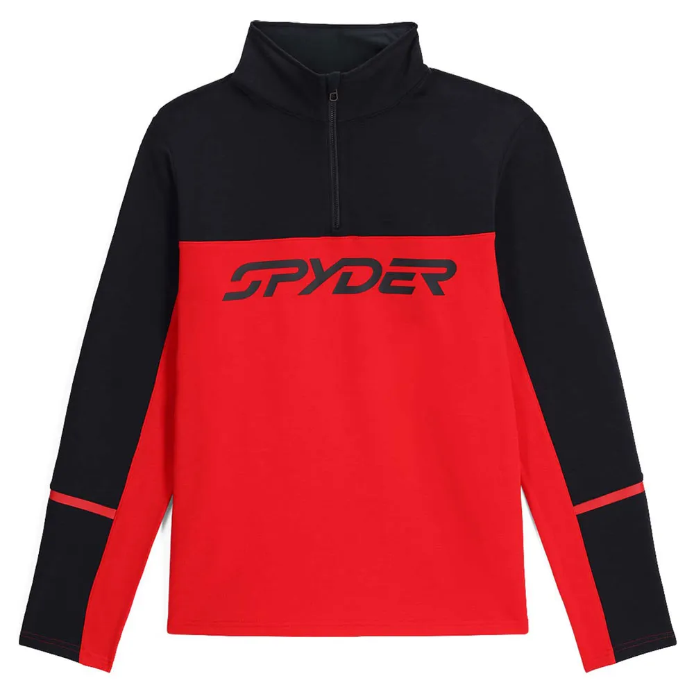 Spyder Speed Fleece Met Halve Rits Rood