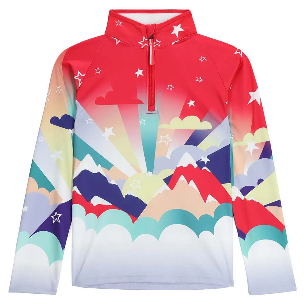 Spyder Surface Fleece Met Halve Rits Multicolor