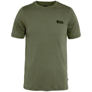 Fjällräven Abisko Wool Logo T-shirt Met Korte Mouwen Groen