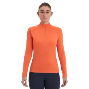 Montane Dart Half Rits Lange Mouw T-shirt Tigerlily