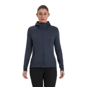 Montane Protium Lite Fleece Met Kap Blauw