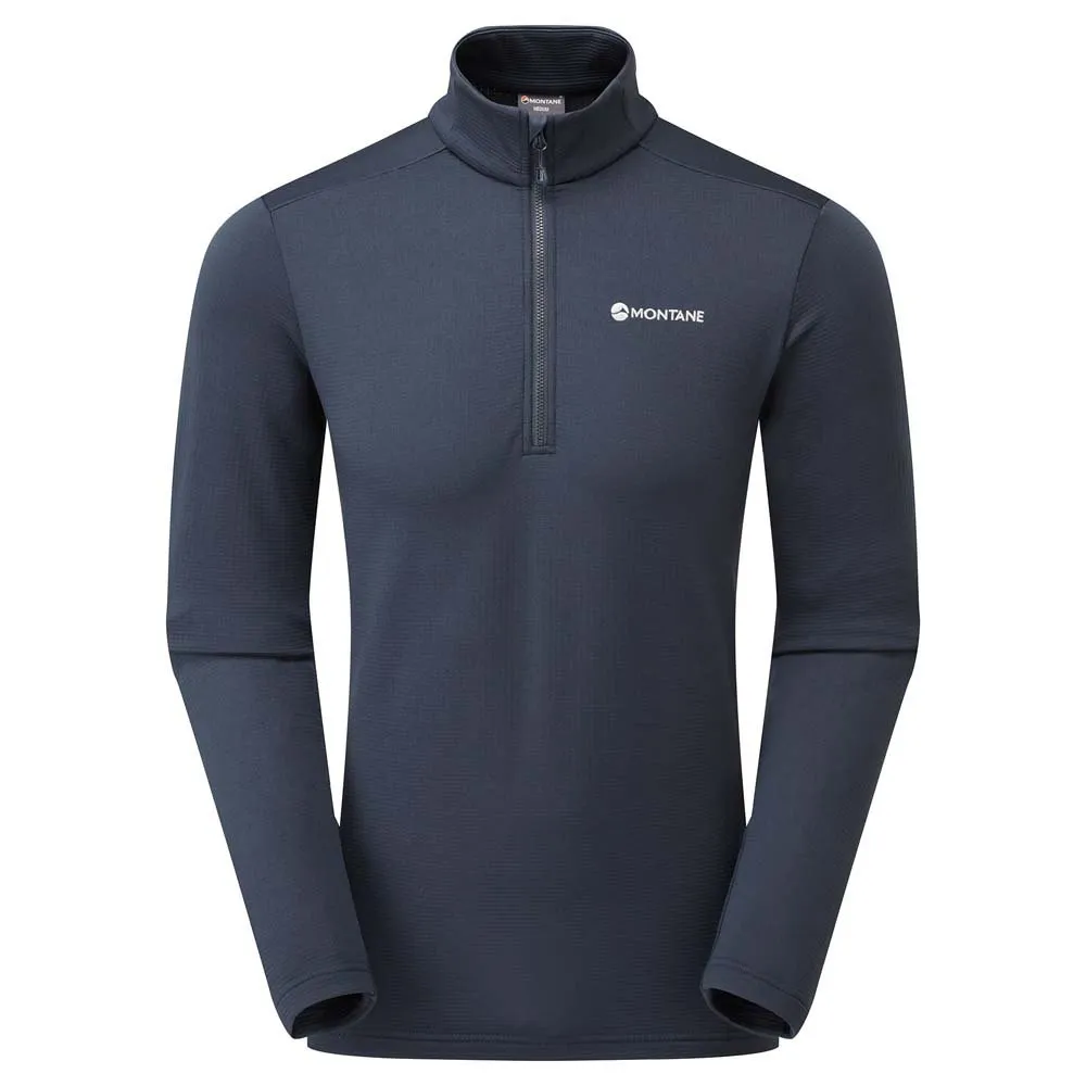 Montane Protium Pull-on Fleece Met Halve Rits Blauw